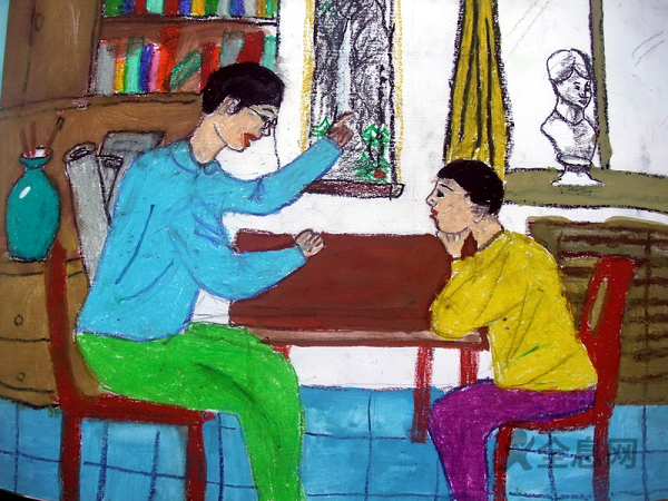 父亲节儿童画 | 孩子眼中的父亲原来长成这样