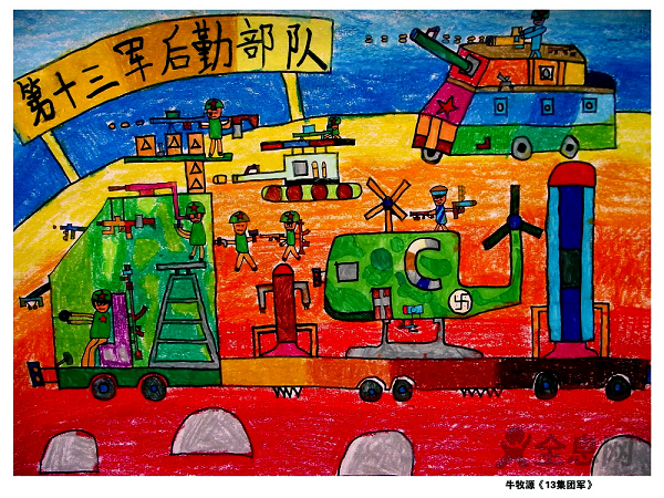 建军节儿童画 | 军人风姿 挺拔卓越