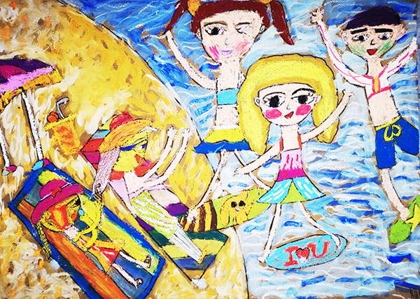创意儿童画赏析——多姿多彩的夏天！ 