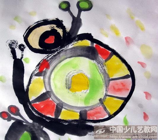 线描课堂——蜗牛的画法