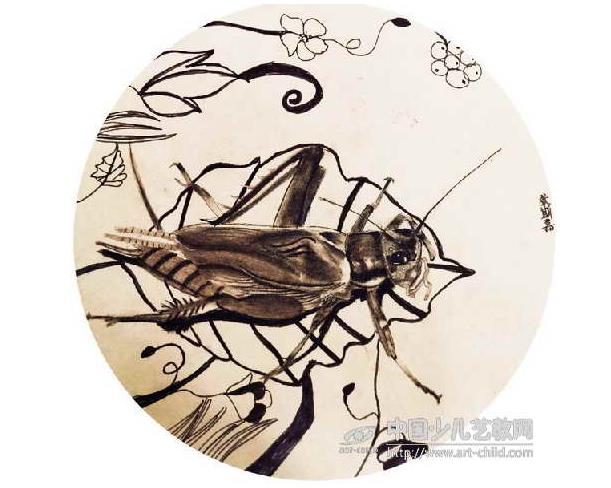 简笔画大全——蟋蟀