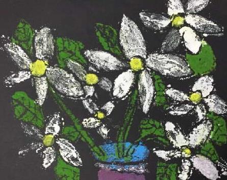 吹塑纸版画制作过程