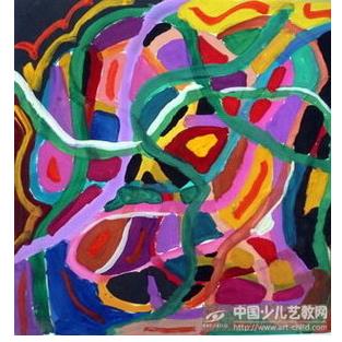 教宝宝手指画颜料