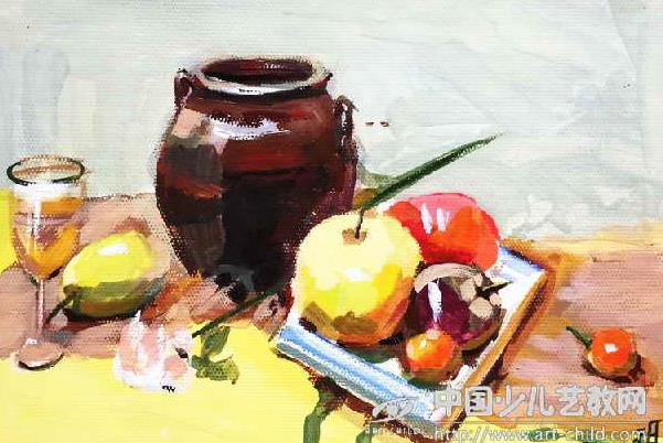 少儿美术：色彩临摹