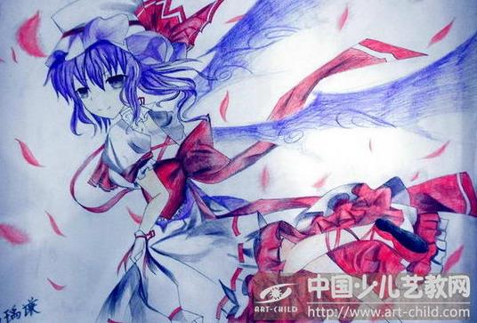 动漫铅笔画：画人物的步骤