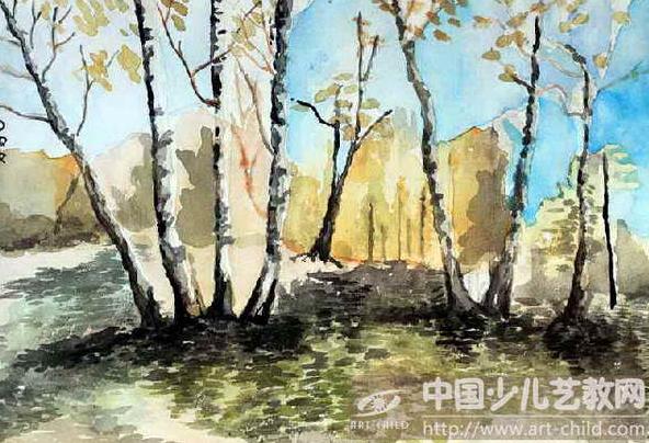 水彩画笔的种类和使用方法