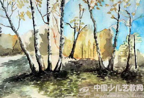 水彩画素描用笔法钢笔墨水盒淡彩