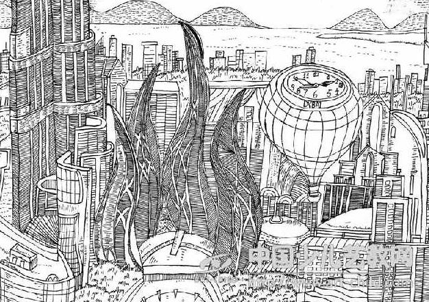 美术：线的练习