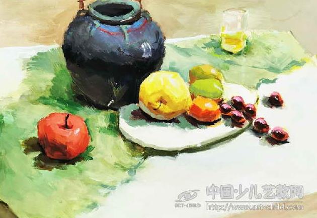 水粉画“脏”“粉”四因素