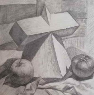 少儿素描：素描透视表现