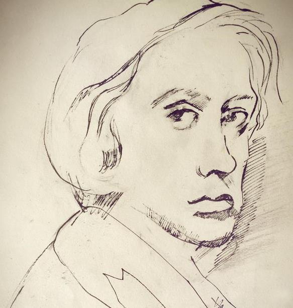 人物速写头部的结构与画法