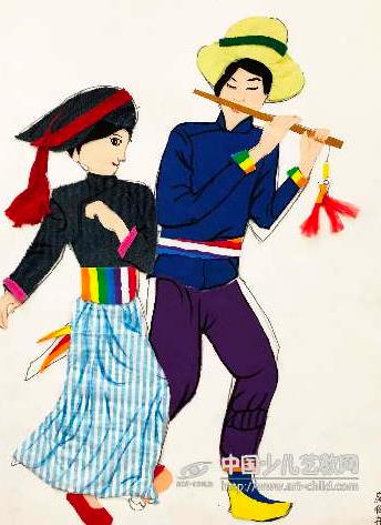 现代民间绘画：乡情