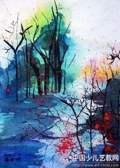 少儿学画画怎样调好水彩颜色