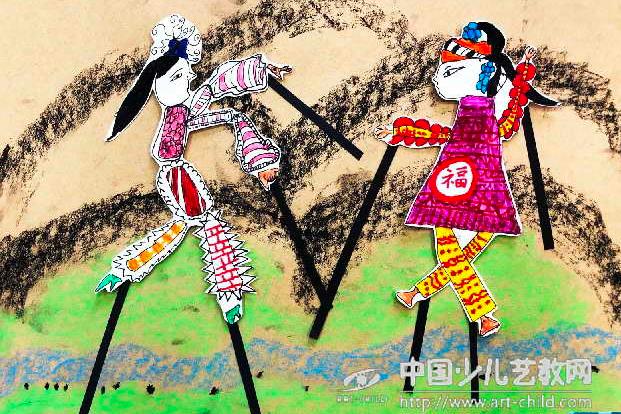 皮影表演的艺术语言