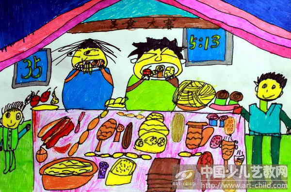 流口水的美食大赛