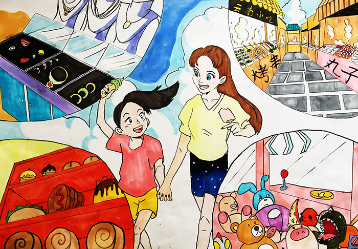 创意儿童画赏析——七彩画笔 绘快乐暑假！