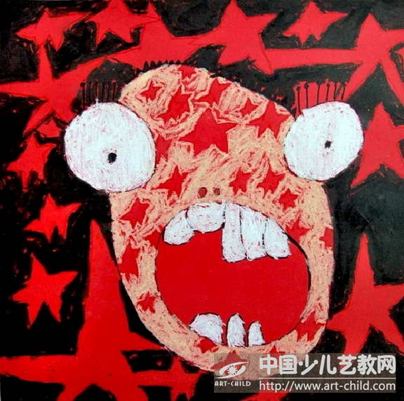 别吓我！—《少儿画苑》国际少儿书画大赛作品赏析