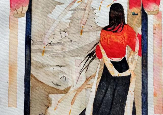 古风动漫—《少儿画苑》国际少儿书画大赛作品赏析
