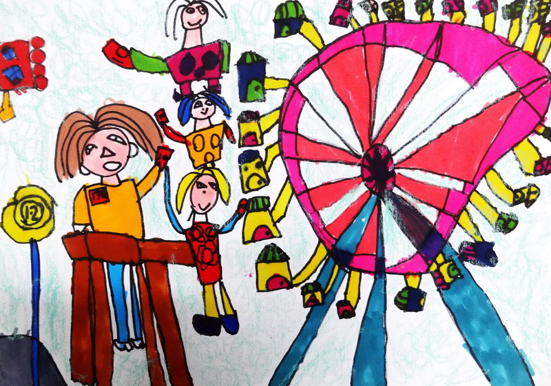 买票喽—《少儿画苑》国际少儿书画大赛作品赏析