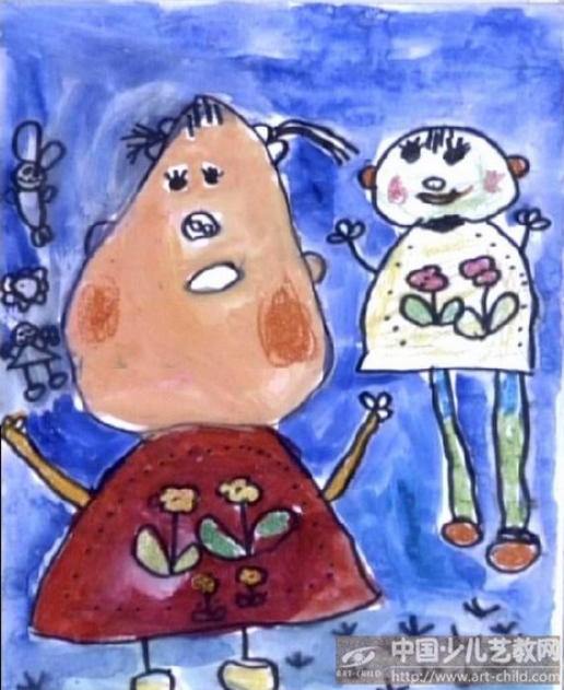 我和我的朋友—《少儿画苑》国际少儿书画大赛作品赏析