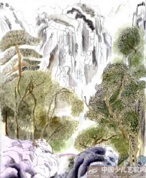 迟日江山丽—《少儿画苑》国际少儿书画大赛作品赏析