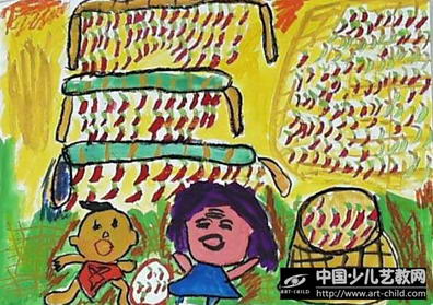 嗮辣椒—《少儿画苑》国际少儿书画大赛作品赏析