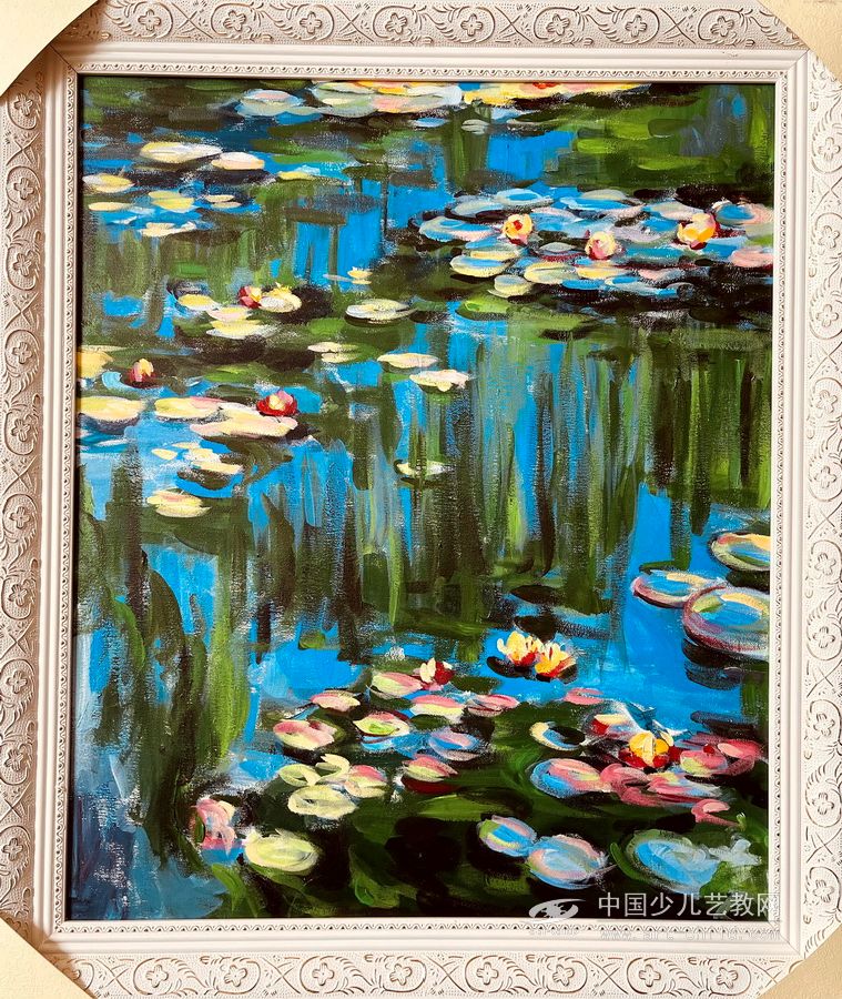 荷塘月色—《少儿画苑》国际少儿书画大赛作品赏析