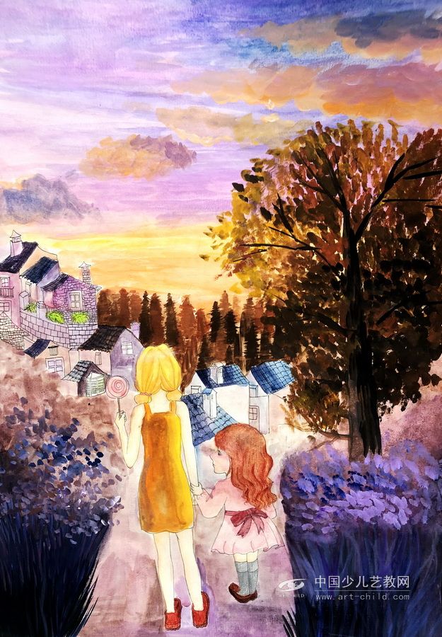 相伴—《少儿画苑》国际少儿书画大赛作品赏析