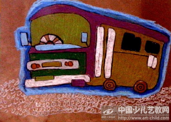 汽车——《少儿画苑》国际少儿书画大赛