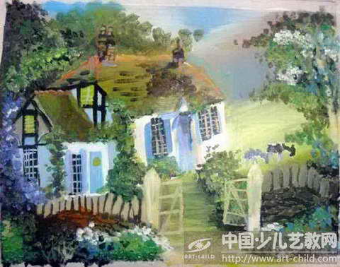 梦幻家园——《少儿画苑》国际少儿书画大赛作品赏析