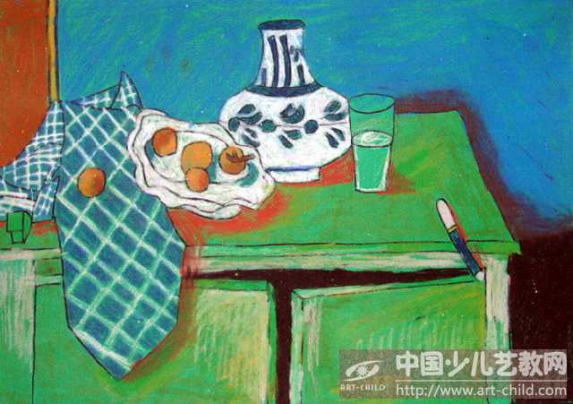 静物——《少儿画苑》国际少儿书画大赛