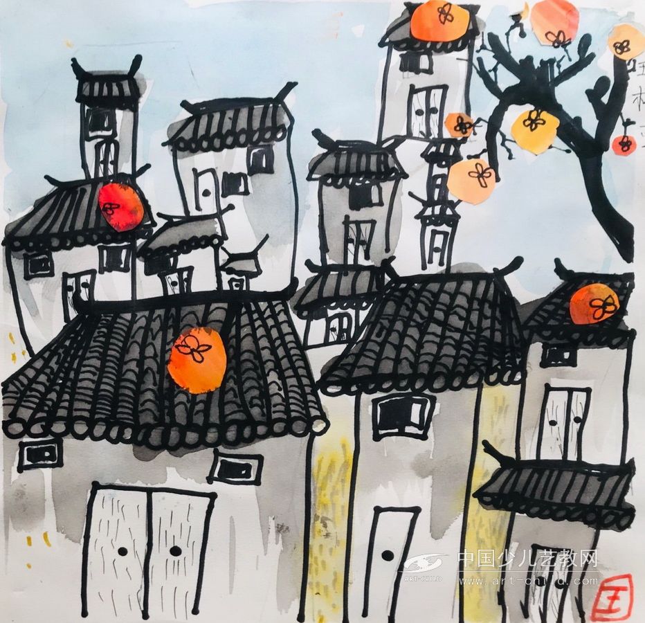 丰收的季节—《少儿画苑》国际少儿书画大赛作品赏析