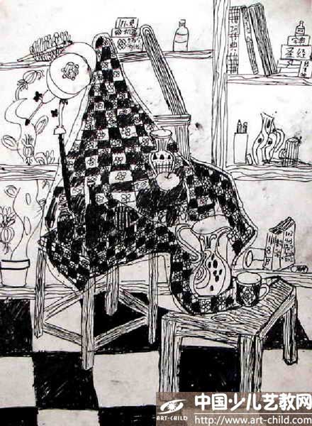 静物写生——《少儿画苑》国际少儿书画大赛作品赏析