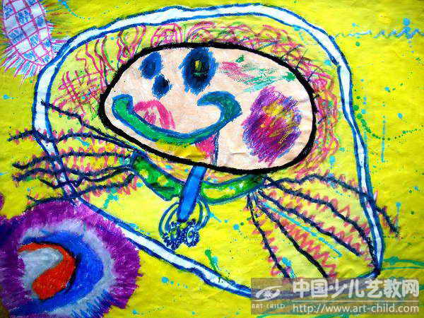 我是幽灵——《少儿画苑》国际少儿书画大赛作品赏析