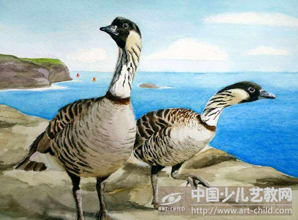 Strolling——《少儿画苑》国际少儿书画大赛