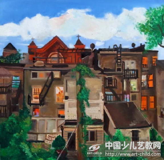 老城区——《少儿画苑》国际少儿书画大赛