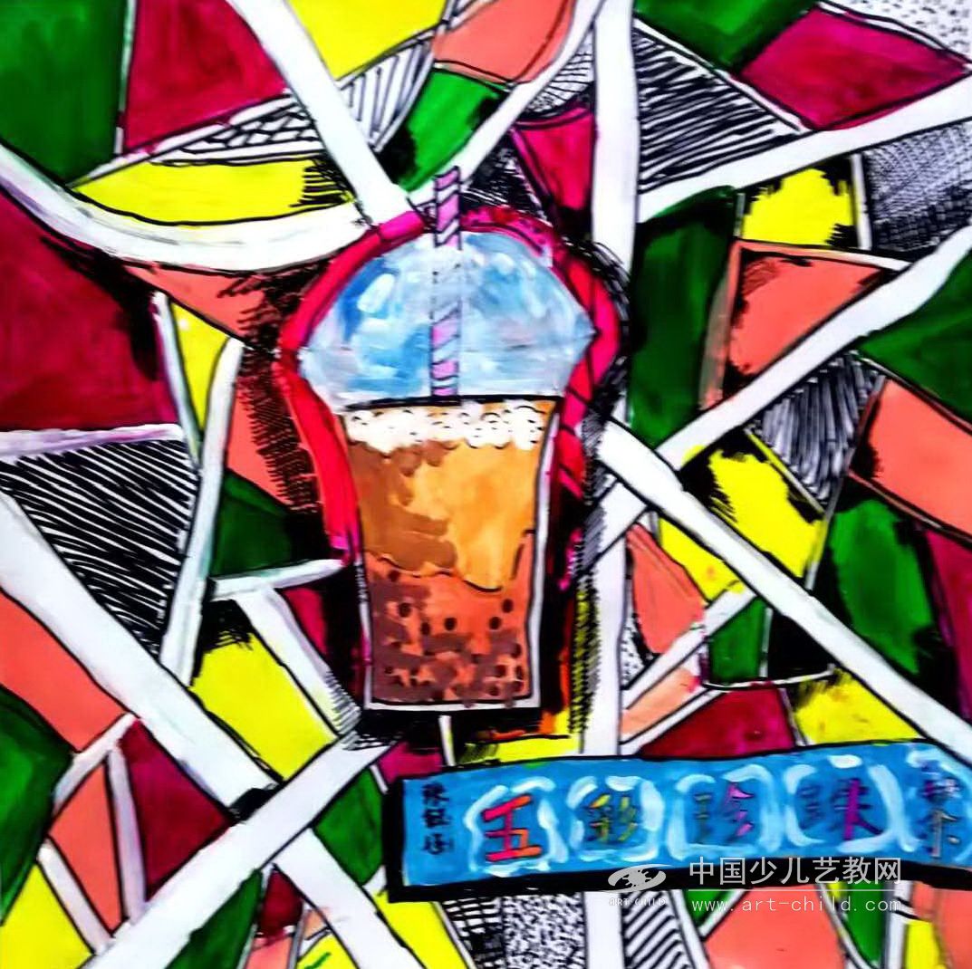 可乐杯—《少儿画苑》国际少儿书画大赛作品赏析