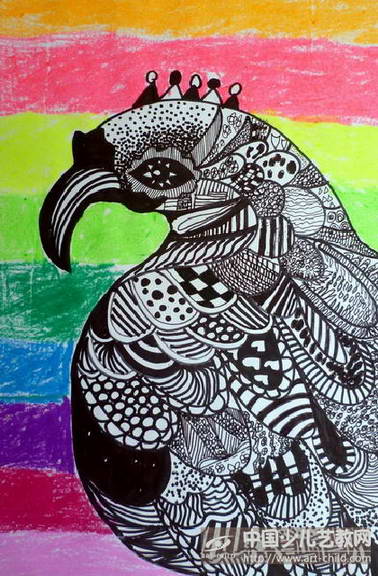 鹰——《少儿画苑》国际少儿书画大赛