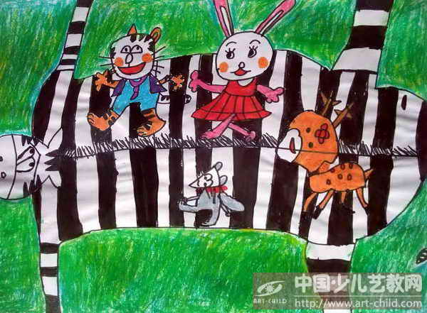 野猫的城市——《少儿画苑》国际少儿书画大赛作品赏析