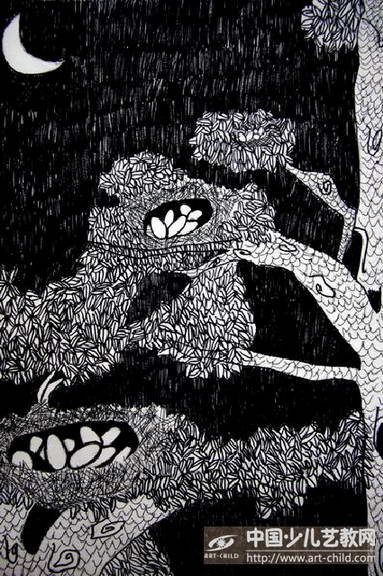 夜·生命——《少儿画苑》国际少儿书画大赛