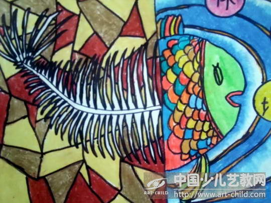 无题——《少儿画苑》国际少儿书画大赛