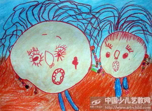 我爱妈妈——《少儿画苑》国际少儿书画大赛作品赏析