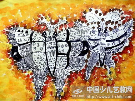 大蝴蝶——《少儿画苑》国际少儿书画大赛