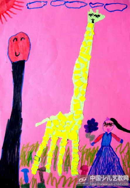 比比看谁高——《少儿画苑》国际少儿书画大赛作品赏析