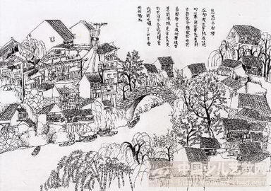 悠悠吊角楼——《少儿画苑》国际少儿书画大赛