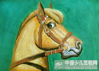 小骑士的坐骑——《少儿画苑》国际少儿书画大赛