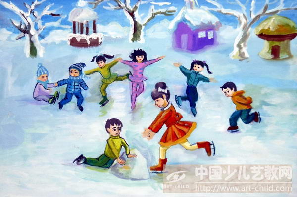 雪趣童年——《少儿画苑》国际少儿书画大赛