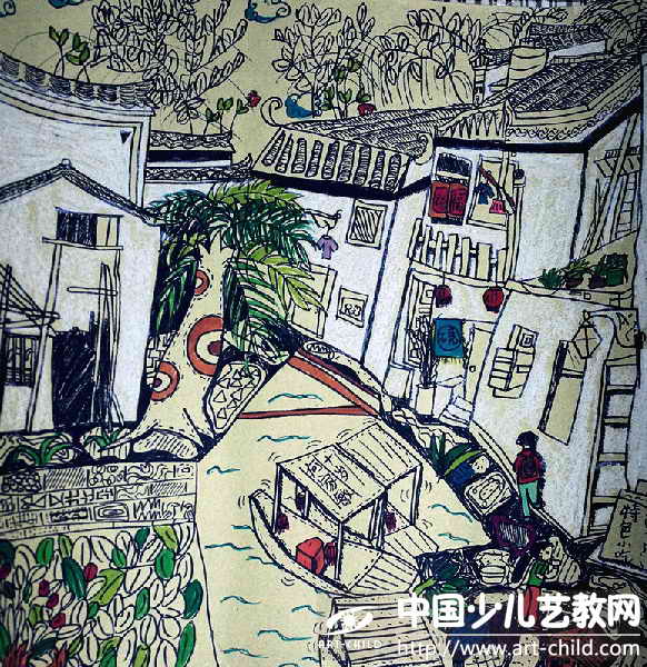 田园风光——《少儿画苑》国际少儿书画大赛