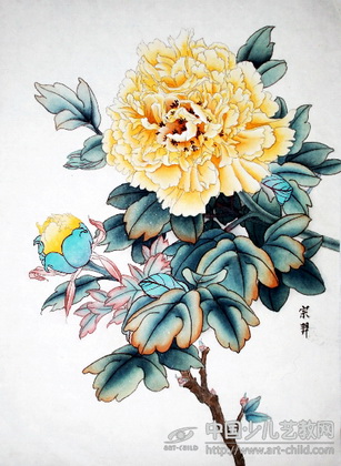 春色满园之花开富贵《少儿画苑》国际少儿书画大赛