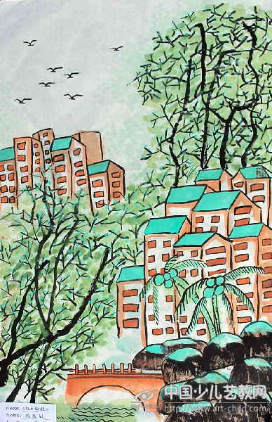 和谐都市画卷：社区新貌——《少儿画苑》国际少儿书画大赛